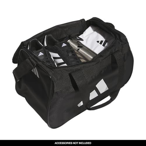 Lightweight Black Gym Duffel Bag with Adjustable Strap