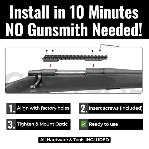 Picatinny Rail Mount for Mossberg Patriot - 6.7 Inches, 16 Slots