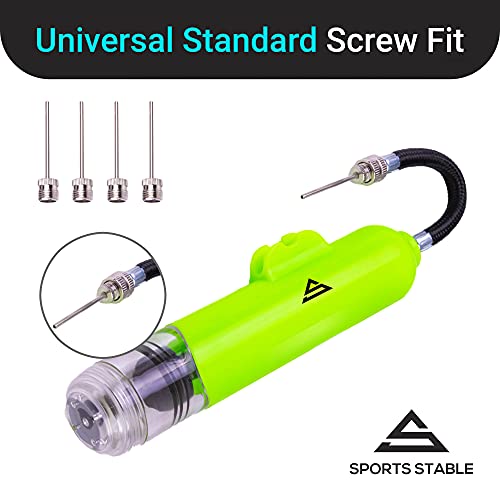 Ball Pump Needle Set - 5 Stainless Steel Inflating Needles