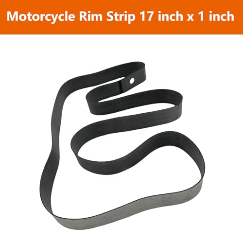 Motorcycle Rim Strip 17" x 1" - Heavy-Duty Rubber Protection