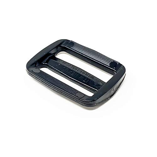 Triglide Strap Adjuster - 1 Inch Buckles - Black, 8-Pack