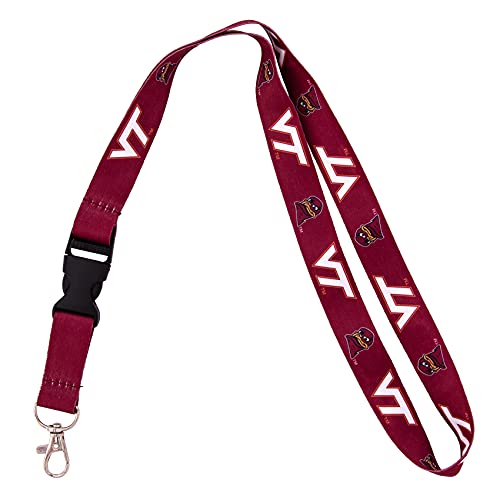Virginia Tech Hokies Maroon Lanyard with Snap Buckle - Sports Fan Accessory