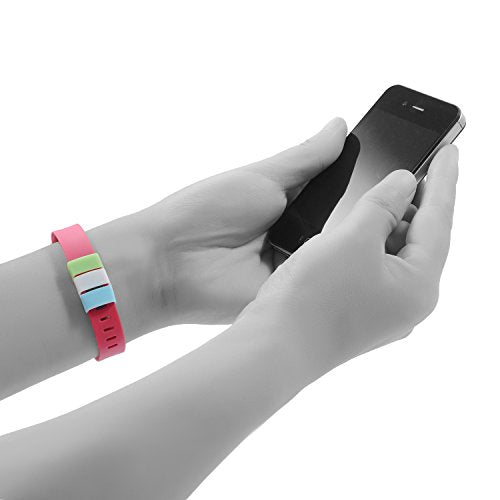 20Pcs Protective Silicone Fastener Rings for Fitbit Flex - Mixed Color