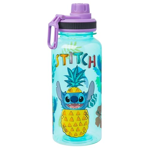 32oz Disney Lilo and Stitch Pineapple Water Bottle - Blue