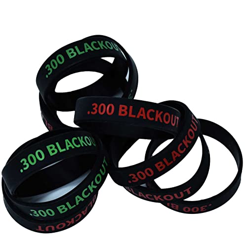 .300 Blackout Magazine Marking Bands - Red 12 Pack