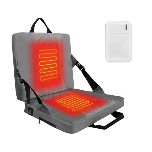 USB Heated Stadium Seat Cushion - Foldable & Portable