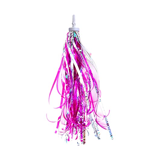 Kids Bicycle Handlebar Streamers - Hot Pink Sparkle Tassels