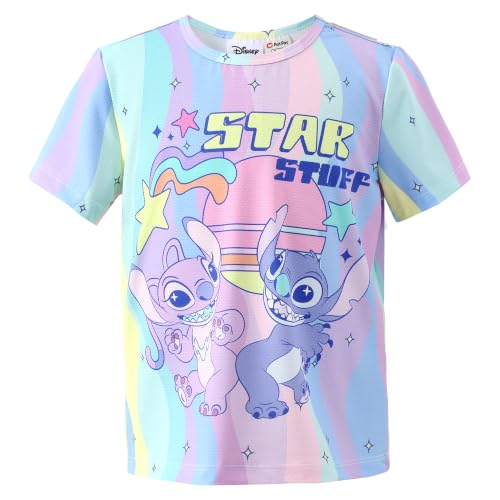 Kids' UV Protection Quick-Dry Graphic T-Shirt - Stitch 6-7 Years