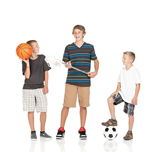 Kids Ankle Athletic Socks - 12 Pairs, Multicolored, Ages 7-10