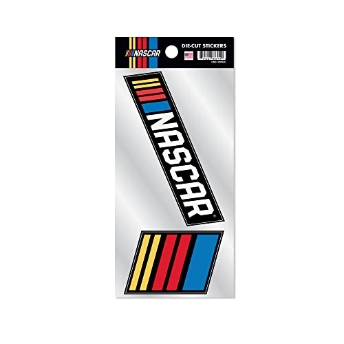 NASCAR Double Up Decal Sticker - 9" x 4" Team Colors