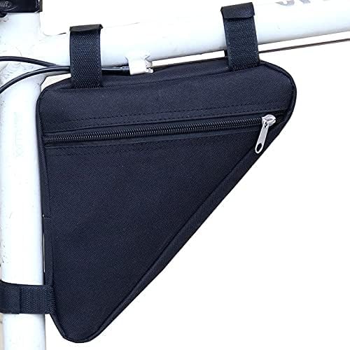 Bicycle Triangle Frame Bag - Easy Install Top Tube Pouch