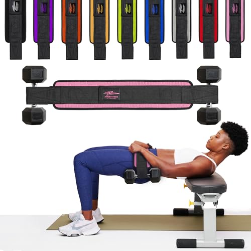 Hip Thrust Belt - Adjustable Comfort Glute Trainer with Anti-Slip Pads