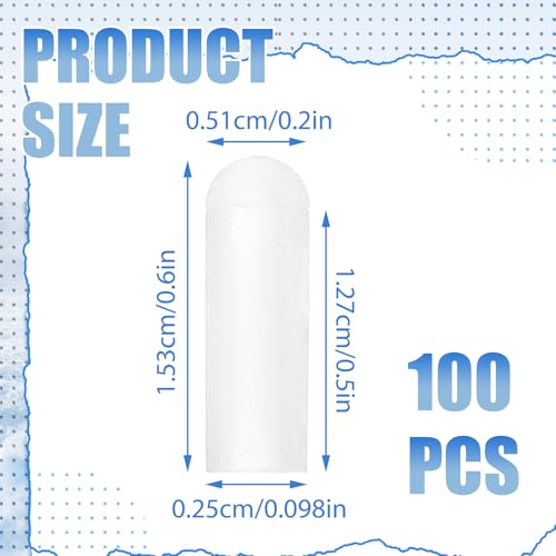 Fishing Hook Covers - Rubber Barb Protector Cap, 100 Pcs, 2.3mm