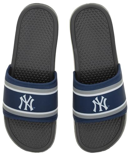 MLB Printed Team Logo Slide Sandals - Comfortable Casual Footwear