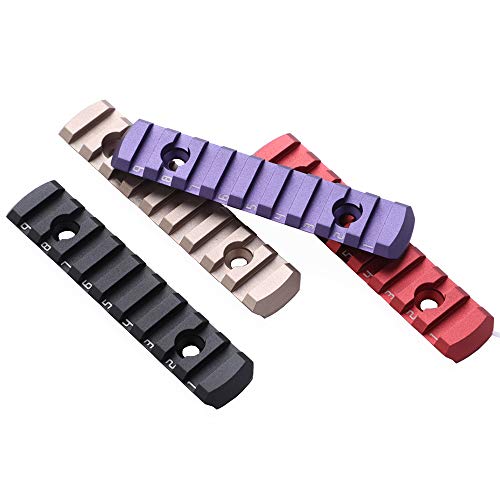 Picatinny Rail Section for Keymode - 4in Aluminum Mount - Black