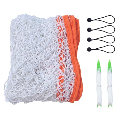 Lacrosse Net Replacement - 3.5mm White, Fits 6'x6'x7' Goals