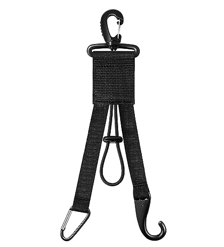 3-in-1 Baseball & Softball Dugout Organizer Gear Hanger - Black, 2 Pack