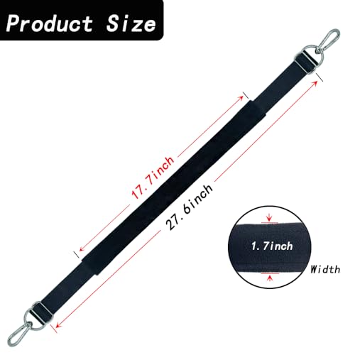 Pilates Hook and Tie Straps - 27.6-Inch Cotton Foot Straps