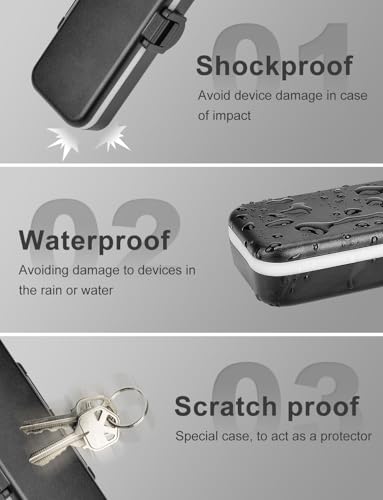 Hard Carrying Case for KardiaMobile 6L & 6L MAX - Black