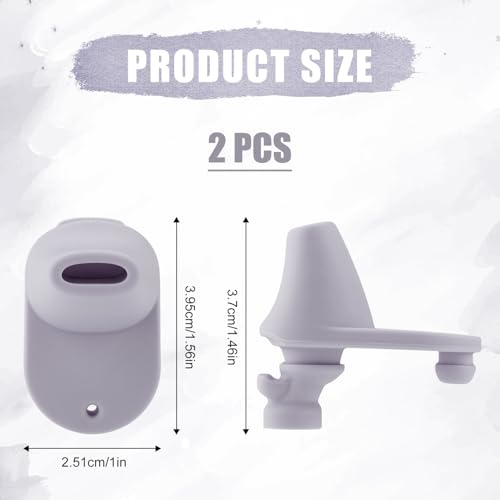Silicone Spout Replacement for Ello Pop & Fill Water Bottle - 2 Pack