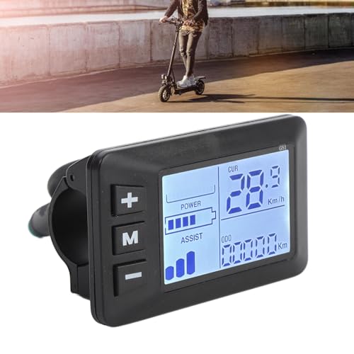 Electric Bicycle LCD Display Control Panel - Wireless Speedometer & Odometer