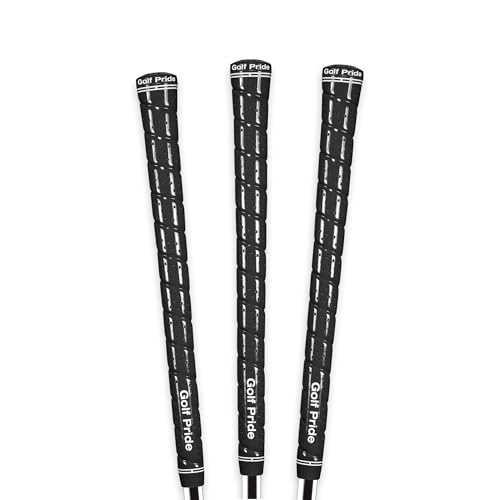 Midsize Golf Grip - Golf Pride Tour Wrap, Black | 3-Pack