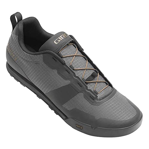 Giro Men's Tracker Fastlace Cycling Shoes - 10.5 Dark Shadow/Trail Green