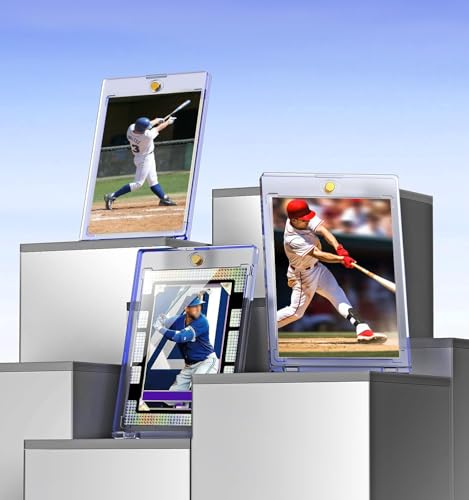 50ct Magnetic Card Holders - 35pt UV Protectors for Trading Cards