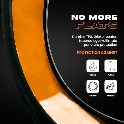 Happy Ebikes Fat Bike Tire Liners 2 Pack - Puncture-Proof 20x4, 24x4, 26x4