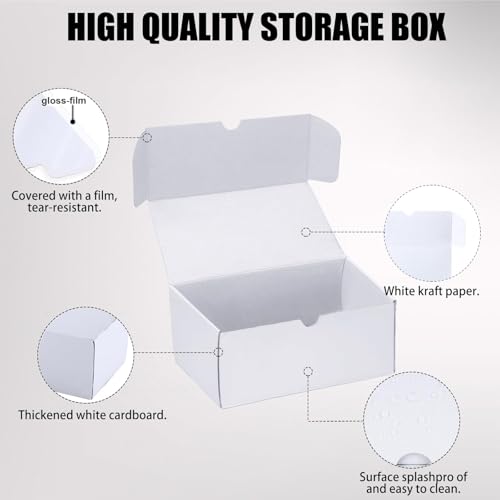 Toploader Trading Card Storage Box - 300 Count, 3 Pack - White