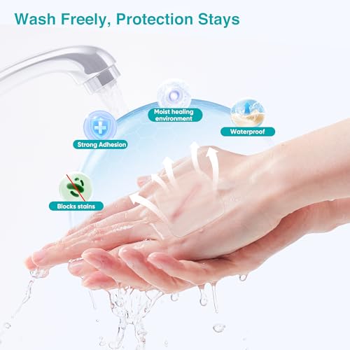 LinToButy Hydrocolloid Wound & Acne Patch Tape Roll 2in x 16ft, Flexible, Waterproof, Cut-to-Size