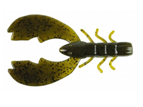 PowerBait Chigger Craw Bait - Green Pumpkin 4" (9 Count)