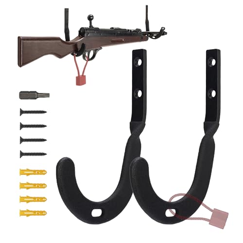 Gun Rack Hook for Safe Storage - 1 Pair Gun Hanger Organizer