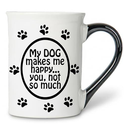 Funny Dog Lover Mug - 16oz Coffee Cup with Witty Saying, Gift Boxed
