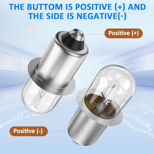 XPR18 18V Xenon Flashlight Bulb 4 Pack - DW9083 DW908 DC509 Compatible