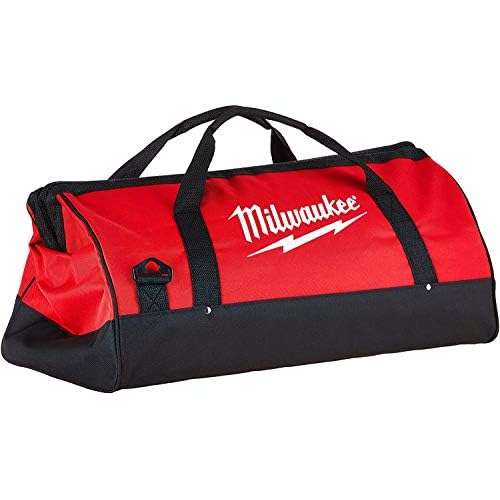 Milwaukee Bag 22-Inch Heavy Duty Canvas Drill, Tool Bag/Case, 18V/12/14/18 Volt (Bare Bag)