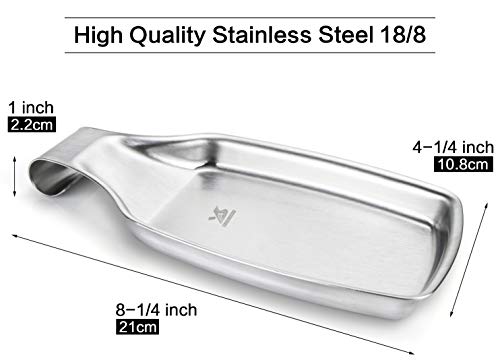 MSY BIGSUNNY Spoon Rest for Stove Top, 304 Stainless Steel Cooking