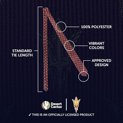 Arizona State University Necktie - Official ASU Logo Tie