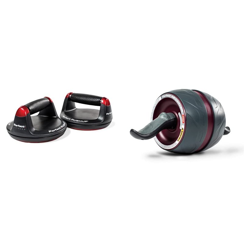 Perfect Fitness Perfect Pushup + Ab Carver Pro, All-In-One Home Gym Set
