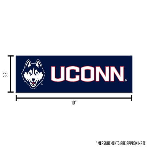 UConn Huskies NCAA Team Spirit Magnet 4x10 Vinyl Car & Home Decor