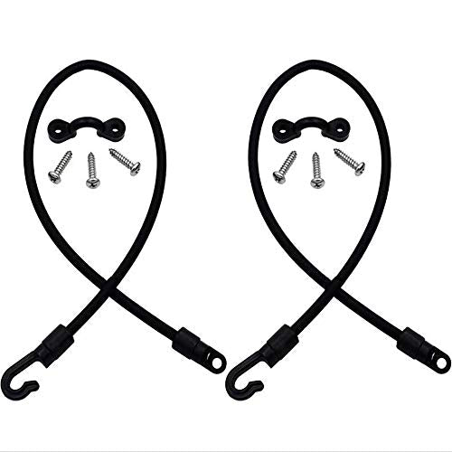 Rod Tamer Deck Mount Rod Straps - Black, 2 Pack