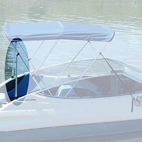 Savvycraft Bimini Top Rear Support Poles, 1" Aluminum 2 Poles & Hardware