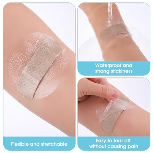 100 Pcs Waterproof Tattoo Aftercare Bandages - 2.5 Inch