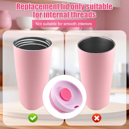 Replacement Lid for Owala SmoothSip Tumbler - Light Pink
