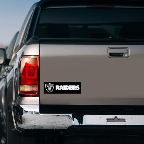 Las Vegas Raiders NFL Team Spirit Magnet - 4 x 10 Car & Home Décor