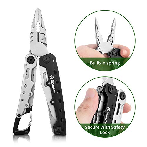 Maarten Lightweight Multitool Pliers, 11 in 1 Suspension Multi-Plier