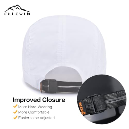 Unisex Baseball Cap UPF 50 Unstructured Hat with Foldable Long Large