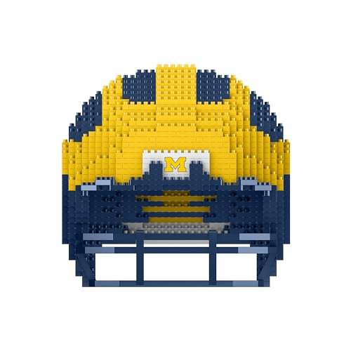 Michigan Wolverines 3D BRXLZ Puzzle Replica Helmet Set - One Size