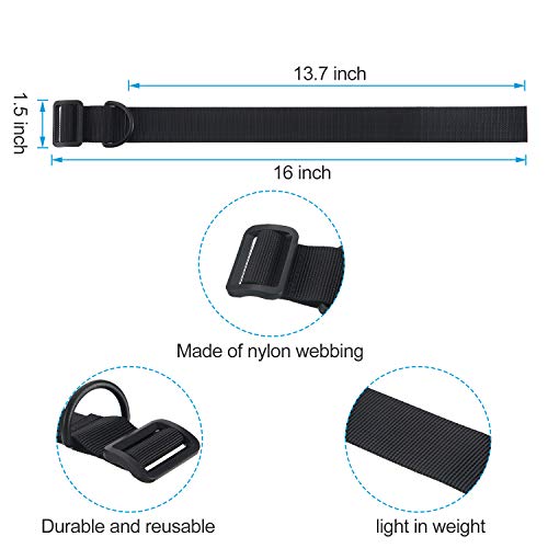 4 Pack Adjustable Gun Sling Adapters - Durable D-Ring Attachments