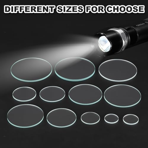 2" LED Glass Lens Replacement Set with Silicone Rings - 2 Pack